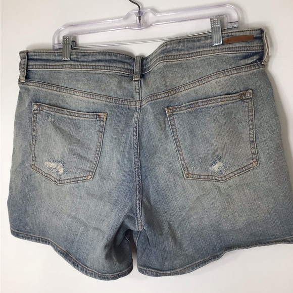 Anthropologie Pilcro & the Letterpress denim Jean shorts women 32 distressed - Picture 2 of 8
